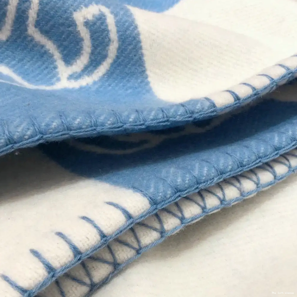 THROW HERMES BABY BLANKET WOOL ADADA AVALON 0702